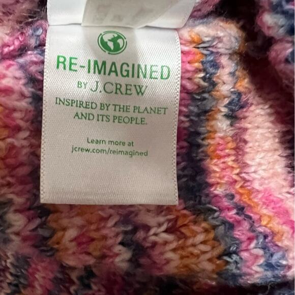 J. Crew Space-Dyed Puff-Sleeve Sweater Size Small - Picture 11 of 12